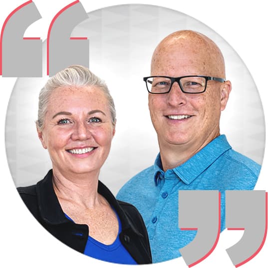 Traci and Jamie, owners of Ontario West Insurance